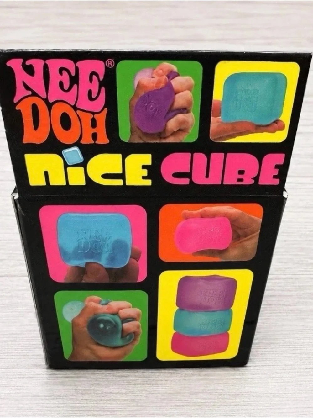 NeeDoh Nice Cube - Super Solid Squish (Purple) - Brand New!